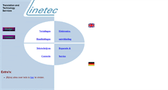 Desktop Screenshot of linetec.nl