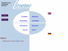 Tablet Screenshot of linetec.nl