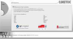 Desktop Screenshot of linetec.de