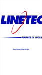 Mobile Screenshot of customer.linetec.com
